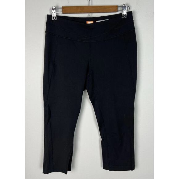 Lucy Powermax Hatha Collection Black Capri Size Medium Stretch Active Women’s - Picture 1 of 5